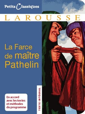 cover image of La farce de maître Pathelin